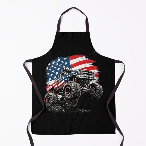 Item preview, 4th of July Monster Trucks USA American Flag Monster Truck designed and sold by OlakunleOloroz.
