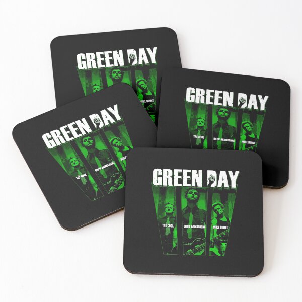 Item preview, Green Day American Idiot Trio Green Collage designed and sold by Dimeure-ART.