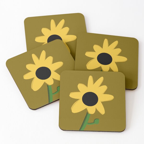 Item preview, Abstract yellow sunflower - abstract artwork for decoration designed and sold by DinoBunches.
