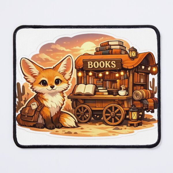 Item preview, Desert Fox Bookshop Wanderer Aesthetic designed and sold by StickyGuys.