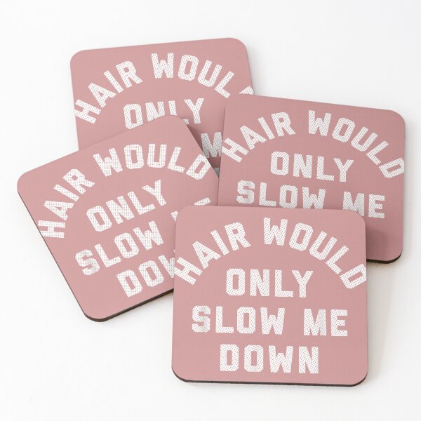 Item preview, Hair Would Only Slow Me Down Bald Humor designed and sold by meilcannb.
