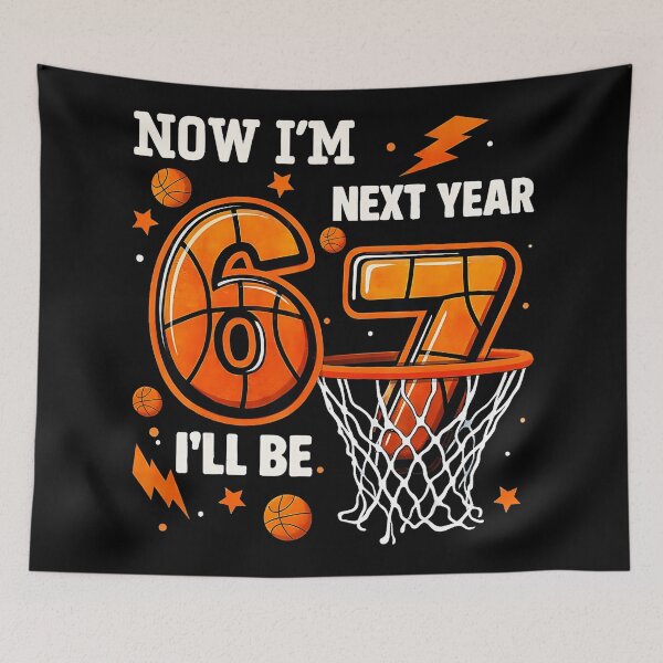 Item preview, Now Im Six Next Year Ill Be Seven Funny Basketball Birthday designed and sold by allistermariam.