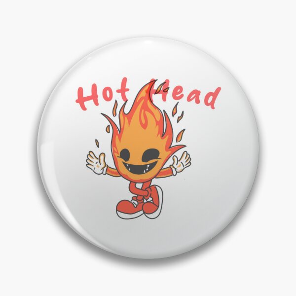 Item preview, Hot Head Vintage Fire Spirit Cartoon Mascot designed and sold by HarsuPreart.