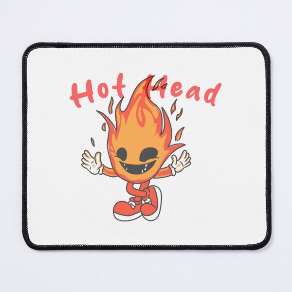 Item preview, Hot Head Vintage Fire Spirit Cartoon Mascot designed and sold by HarsuPreart.