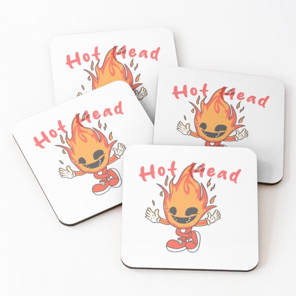 Item preview, Hot Head Vintage Fire Spirit Cartoon Mascot designed and sold by HarsuPreart.