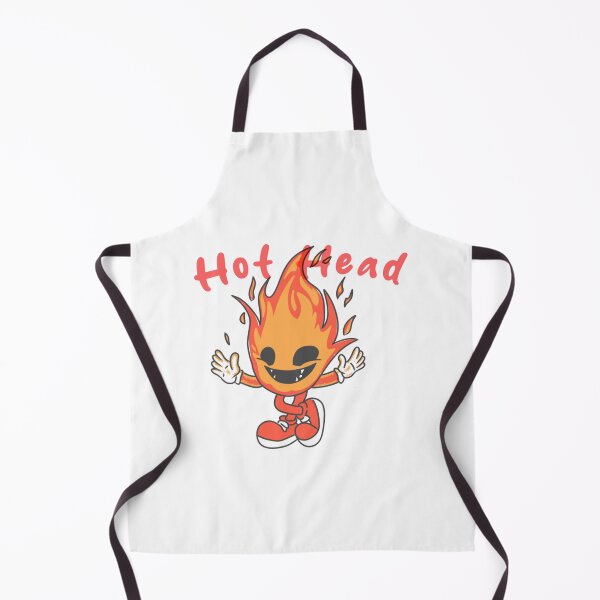 Item preview, Hot Head Vintage Fire Spirit Cartoon Mascot designed and sold by HarsuPreart.