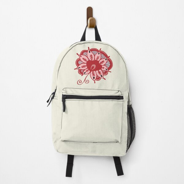 Item preview, Red Indian Floral Motif designed and sold by LauraCoxArt.