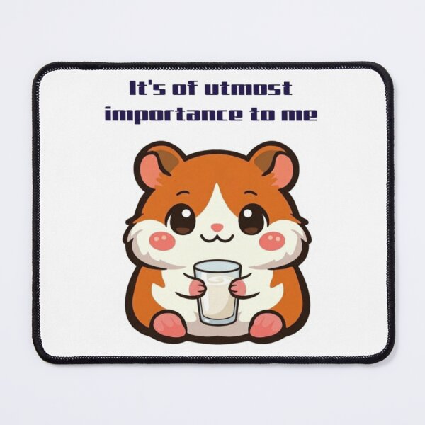 Item preview, Cute Kitten Drinking Milk – “It’s of Utmost Importance to Me” Funny Kawaii Cat Design designed and sold by PrintforDesign.