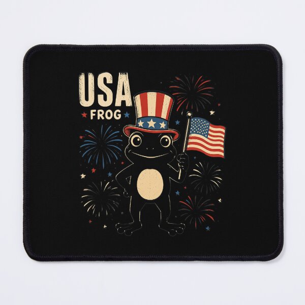 Item preview, 4th of July USA Grumpy Frog Independence Day Funny Patriotic designed and sold by OlakunleOloroz.