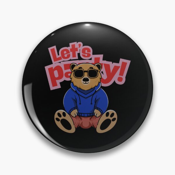 Item preview, Let's Party Cute Teddy Bear Celebration Art designed and sold by HarsuPreart.