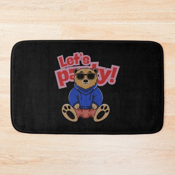 Item preview, Let's Party Cute Teddy Bear Celebration Art designed and sold by HarsuPreart.
