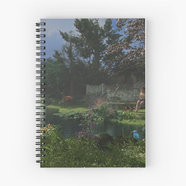 Item preview, Unas vacaciones en un hotel situado en el campo para un buen descanso. designed and sold by malbarnes.