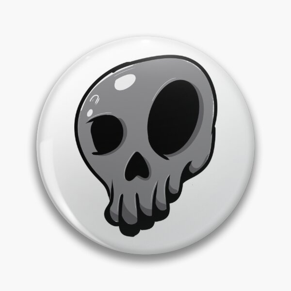 Item preview, Grungy Black Skull Edgy Goth Line Art designed and sold by HarsuPreart.