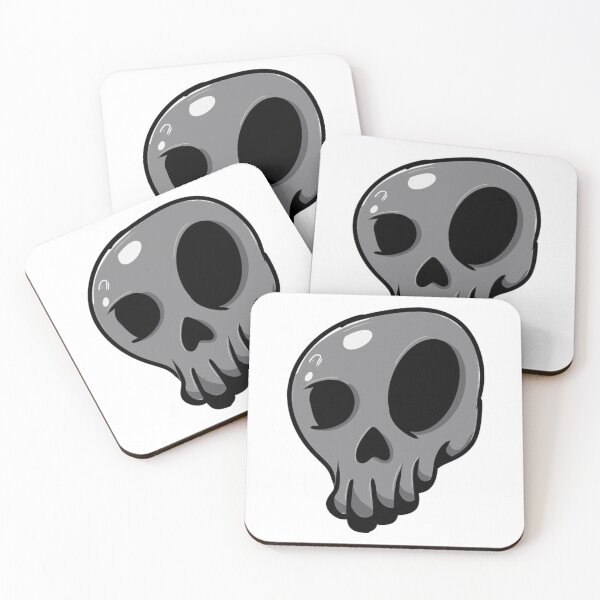 Item preview, Grungy Black Skull Edgy Goth Line Art designed and sold by HarsuPreart.
