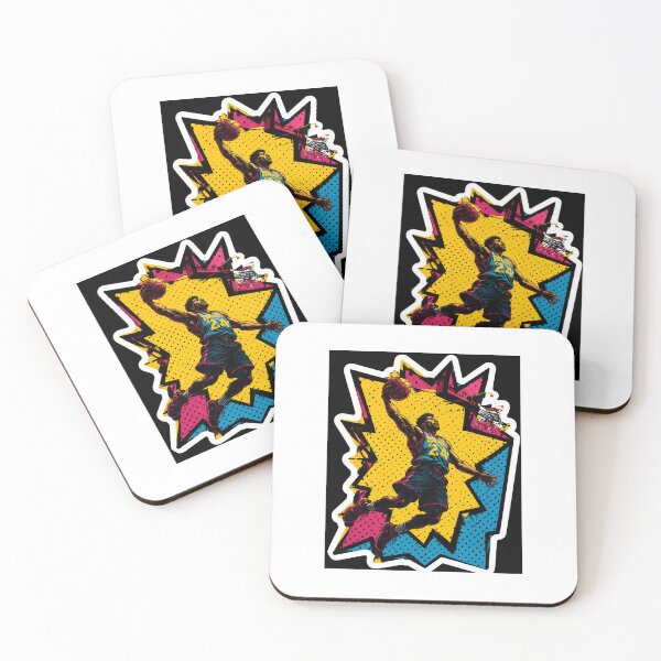 Item preview, Pop Art Basketball Player Dunking Comic Style designed and sold by YogiCodeLab.