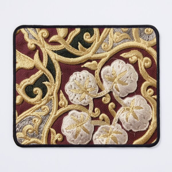 Item preview, Bukhara Uzbek Gold Floral Embroidery designed and sold by Vicky Brago-Mitchell®.