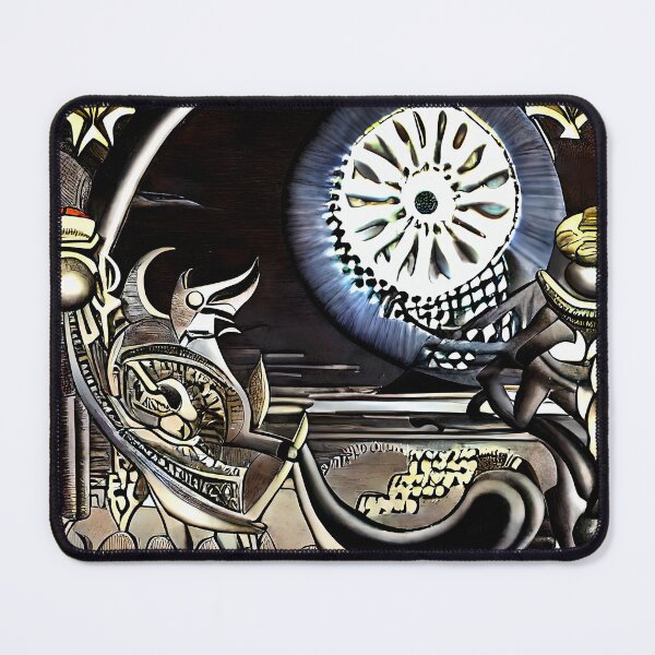 Item preview, Moonwheel Yokai Emissary Biomorphic Sigil Lantern Japanese Dark Surrealism Art designed and sold by YugenWorkshop.