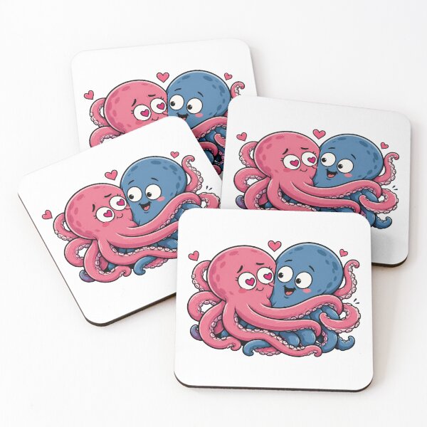 Item preview, Cute Octopus Couple Shirt Kawaii Octopus Love Valentines Gift designed and sold by MonkiFlipp.