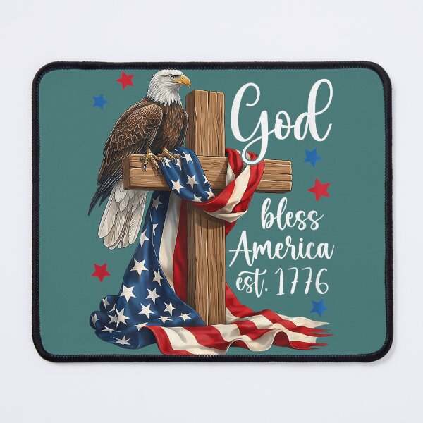 Item preview, God Bless America Bald Eagle USA 250 Patriotic 4th of July designed and sold by meilcannb.