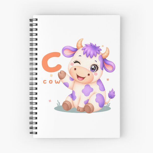 Item preview, C is for Cow – Cute Animal Alphabet ABC Learning Design for Toddlers, Preschool & Kindergarten Kids || Baby Onesies designed and sold by SassiBermark.