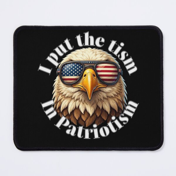 Item preview, I Put The Tism in Patriotism Athletic Eagle designed and sold by TheEndDesign.