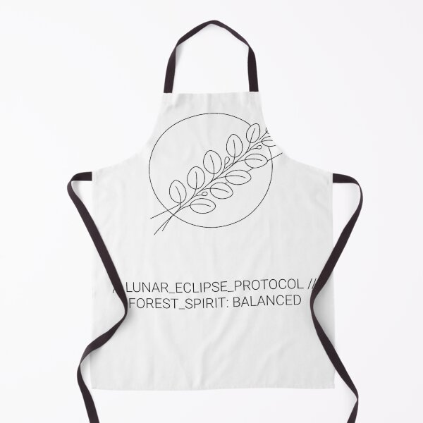 Item preview, Mythical Forest Spirits Lunar Eclipse Protocol Minimalist Art designed and sold by tineldesign.