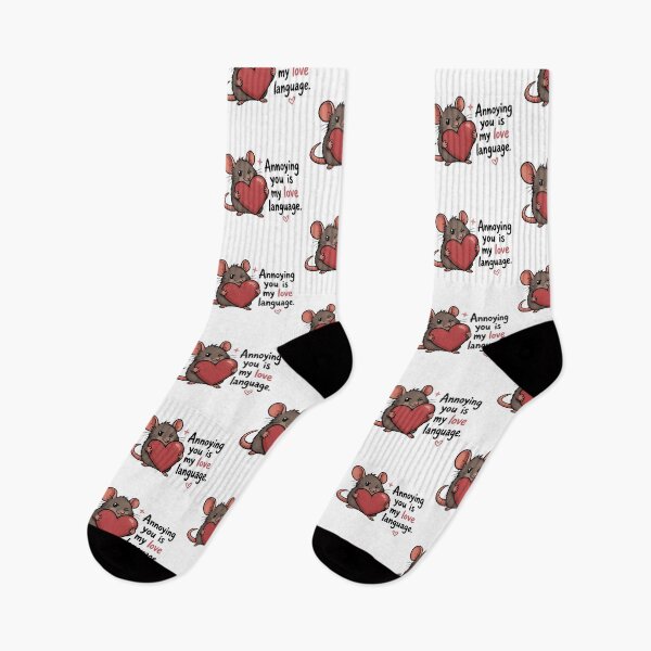 Item preview, Annoying You Is My Love Language Cute Mouse Funny Relationship Design designed and sold by MonkiFlipp.
