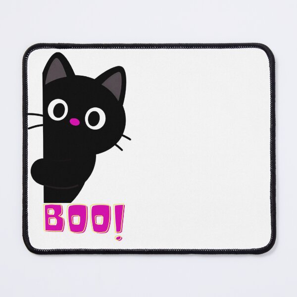 Item preview, Cute! Peeking Cat says Boo! designed and sold by Wrybird.