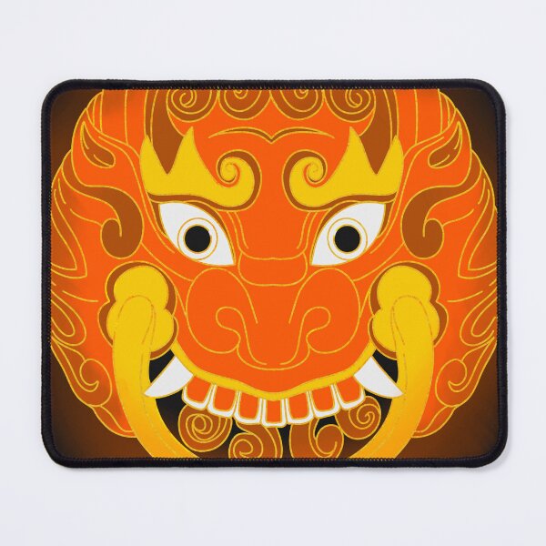 Item preview, Orange Goblin Halloween Monster Traditional Korean Art designed and sold by DaHaeStudio.