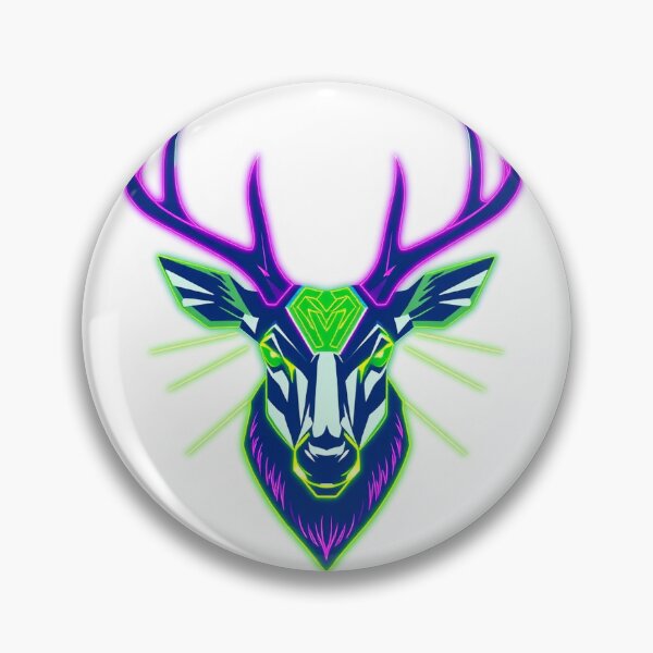 Item preview, Stag Deer Synthwave Neon - Modern Graphic Art Hood designed and sold by QuirkThreadsCo.