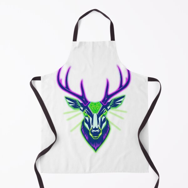Item preview, Stag Deer Synthwave Neon - Modern Graphic Art Hood designed and sold by QuirkThreadsCo.