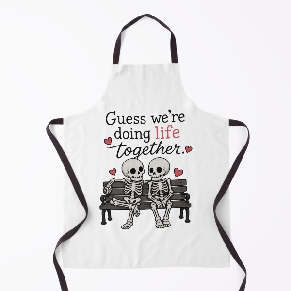Item preview, Guess We're Doing Life Together Cute Skeleton Couple Gothic Love Design designed and sold by MonkiFlipp.