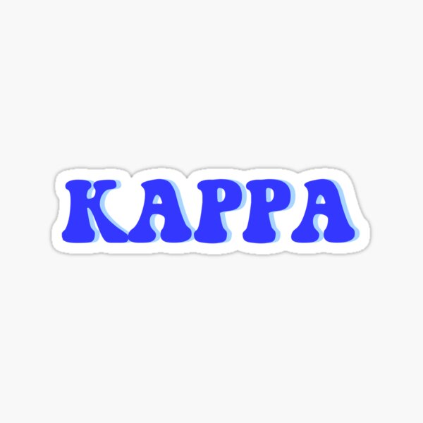 Kappa Sticker