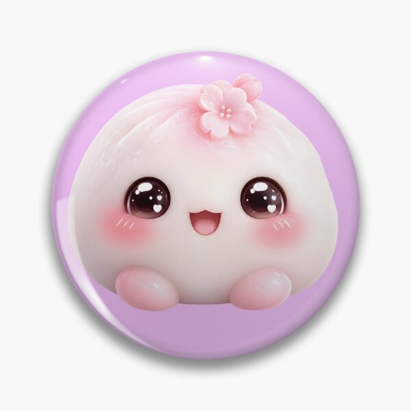 Item preview, Kawaii Mochi Dumpling | Cute Japanese Dessert Character Art designed and sold by LainCellJapan.