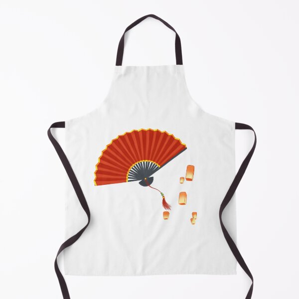 Item preview, Traditional Chinese Fan Illustration | Elegant Red Oriental Art designed and sold by Emianartstudio.