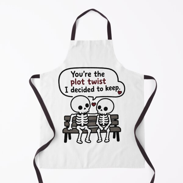 Item preview, You're The Plot Twist I Decided To Keep Skeleton Couple Gothic Love Design designed and sold by MonkiFlipp.