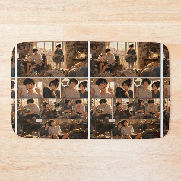 Item preview, Student Life Cozy Reading Room Comic Print designed and sold by Grafititee.