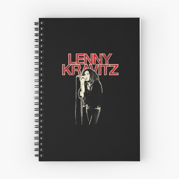 Artikelvorschau, Lenny Kravitz Red Logo Mic Pose entworfen und verkauft von AnnUWatts.
