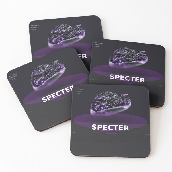 Item preview, Specter Sci-Fi Hoverbike Purple Neon Futuristic Art designed and sold by AvalonMoss.