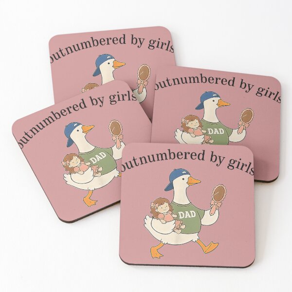 Item preview, Outnumbered By Girls Goose Dad Father's Day_2 designed and sold by meilcannb.
