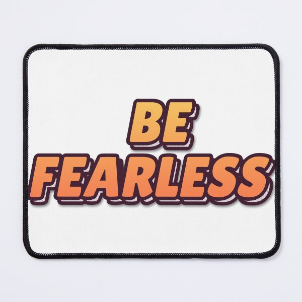 Item preview, "BE FEARLESS" Retro Typography T-Shirt designed and sold by QuirkThreadsCo.