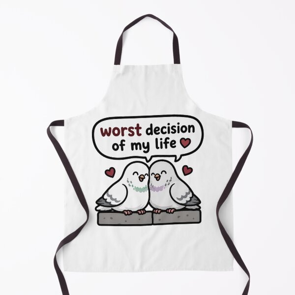 Item preview, Worst Decision Of My Life Cute Bird Couple Funny Love Design designed and sold by MonkiFlipp.