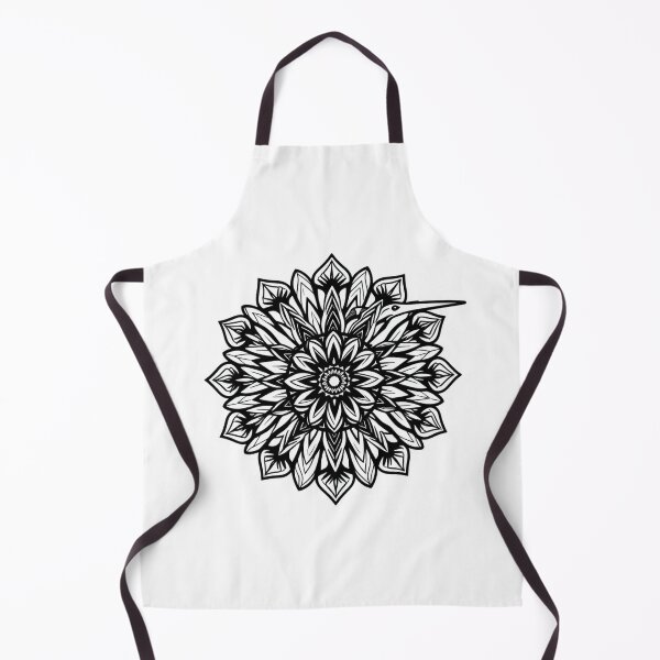 Item preview, Hummingbird Mandala Line Art - Modern Graphic Art  designed and sold by QuirkThreadsCo.