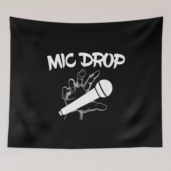Item preview, Mic Drop T Shirt-Funny Shirt With Humor Quote And Saying designed and sold by AnnUWatts.