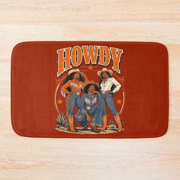 Item preview, Howdy Cowgirl Western Boots Afro Western Rodeo Melanin designed and sold by Mjayshop.
