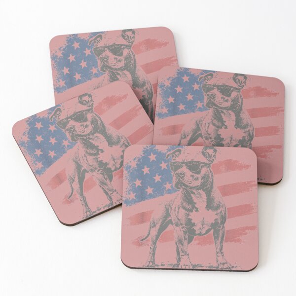Item preview, Patriotic Pit Bull Dog USA Flag Sunglasses 4th of July designed and sold by meilcannb.