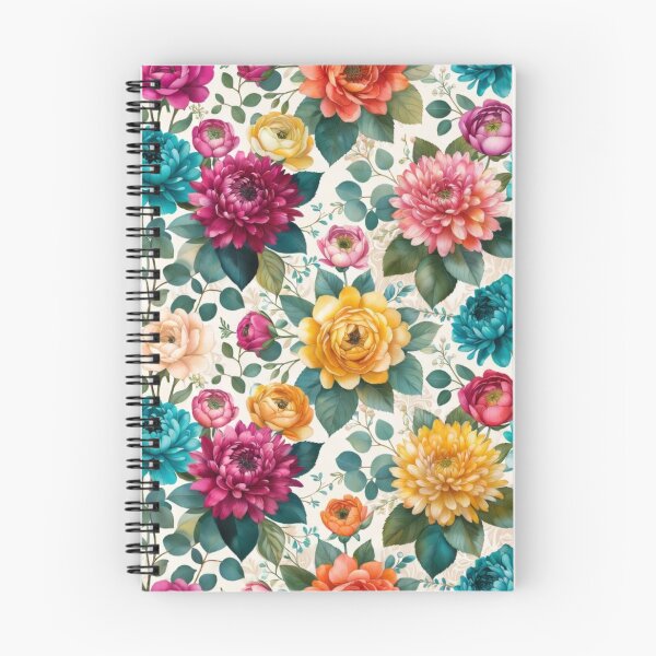 Item preview, Vibrant Colorful Floral Seamless Pattern designed and sold by IntelliMindDesigns.