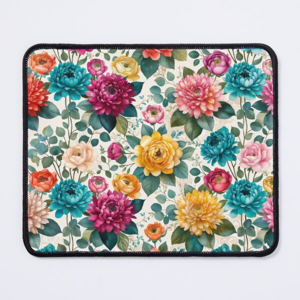 Item preview, Vibrant Colorful Floral Seamless Pattern designed and sold by IntelliMindDesigns.