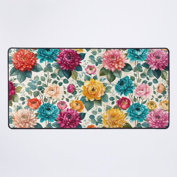Item preview, Vibrant Colorful Floral Seamless Pattern designed and sold by IntelliMindDesigns.