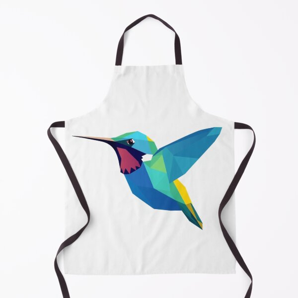 Item preview, Hummingbird Geometric Low Poly - Modern Graphic Ar designed and sold by QuirkThreadsCo.